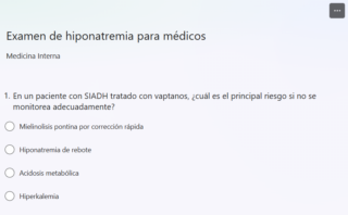 Hiponatremia: Manejo en la Práctica Clínica