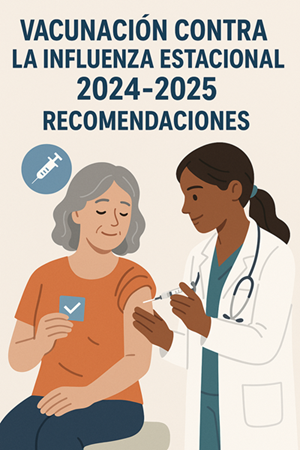 Campaña de vacunación contra la influenza estacional 2024–2025: la inmunización oportuna es la mejor protección para la población vulnerable.